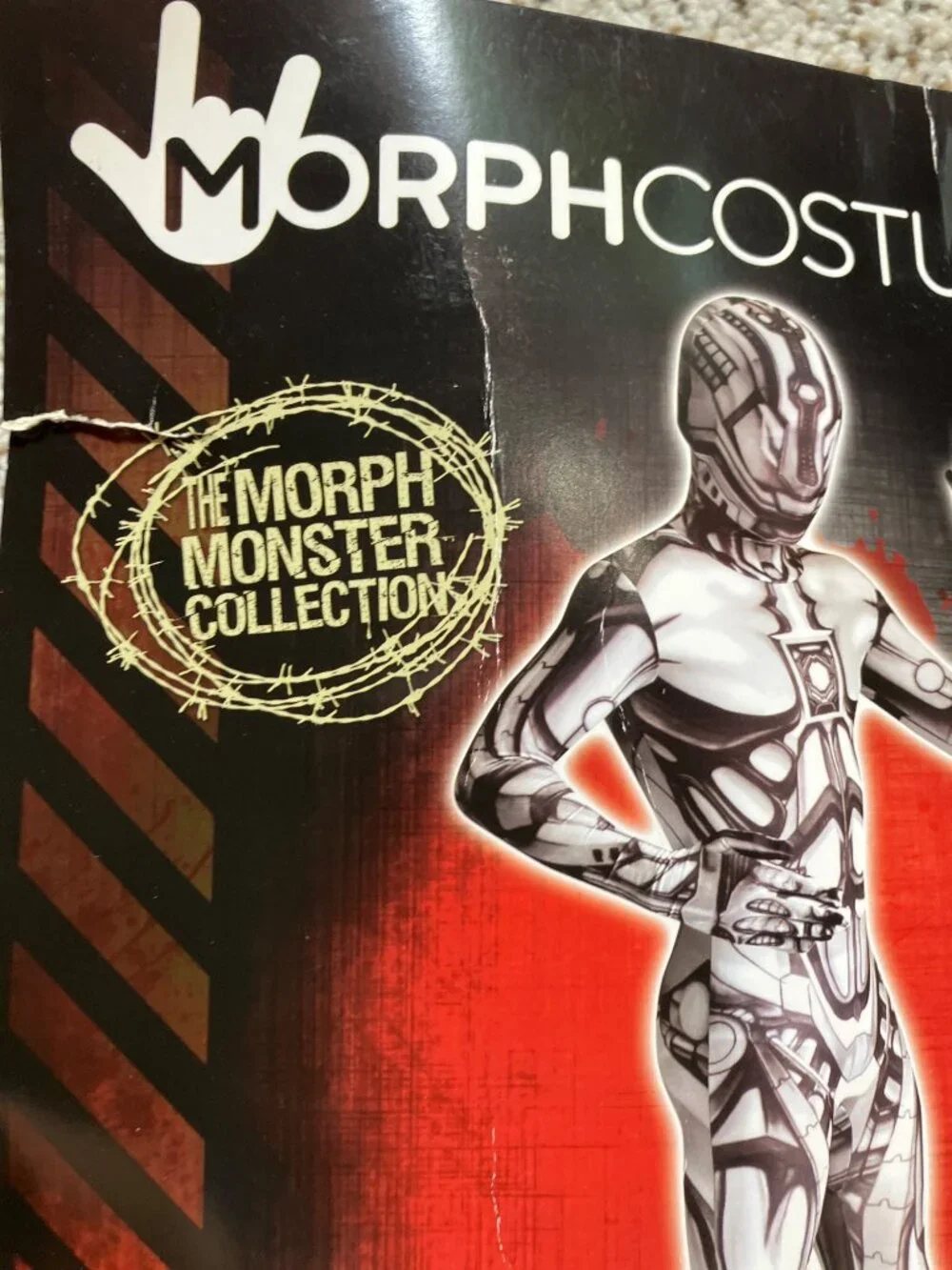 Kids The Android Morph Costume Morphcostume Medium Ages 8-10
